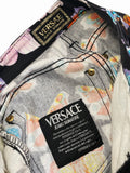 Versace Jeans Signature Label Butterfly Print Jeans, SS95, 22-23" W