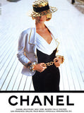 Chanel Gold Lattice Hat, SS90, Size 57