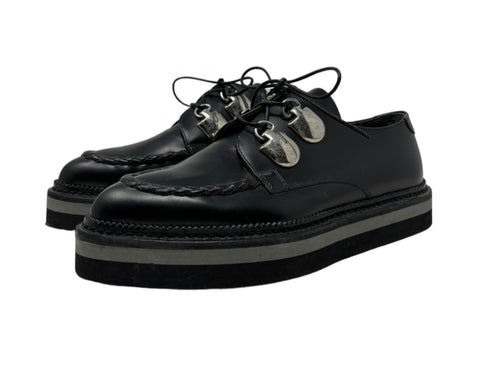 Alexander McQueen Black Leather Creepers, 36.5 EU