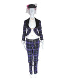 Vivienne Westwood MacPoiret Purple Tartan Blazer with Chain, 'On Liberty', AW94, 10 UK