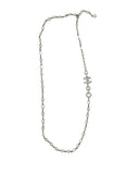 Chanel White Pearl Charm Necklace, c. 2014, OS