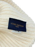 Louis Vuitton Cream Logo Beanie, c. 2022, OS