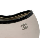 Chanel Black and Grey Tuxedo Leather Oxfords, EU 36.5 / US 6.5