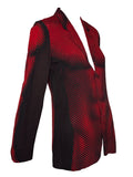 Jean Paul Gaultier Red Trompe L’oeil Muscle Shirt, 'Cyberbaba', SS96, 42 IT