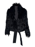 Gucci by Tom Ford Black Kidassia Goat Fur Jacket, FW01, 42 IT