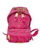 Moschino Hot Pink Quilted Grommet Backpack with Gold Hardware, 'Barbie', SS15, OS